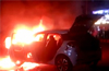 Car catches fire at Kavoor